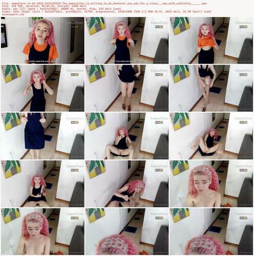 Emmafiore - 14 04 2022 2424435259 - The Babysitter Is Willing To Do Whatever You Ask For A Raise Now With Subtitles 1080p - Preview