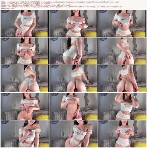 Yoursuggerbaby - 2021 04 26 2093797533 - Let S Cuddle On The Couch And See Where It Goes - Swipe For The Cutest Vid Ever - 1080p - Preview