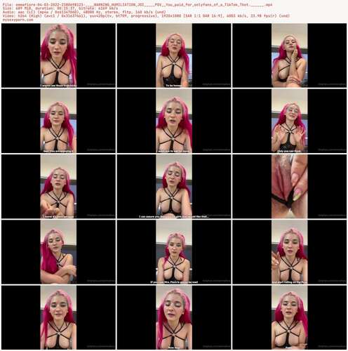 Emmafiore - 04 03 2022 2380698123 - Warning Humiliation Joi Pov You Paid For Onlyfans Of A Tiktok Thot. 1080p - Preview
