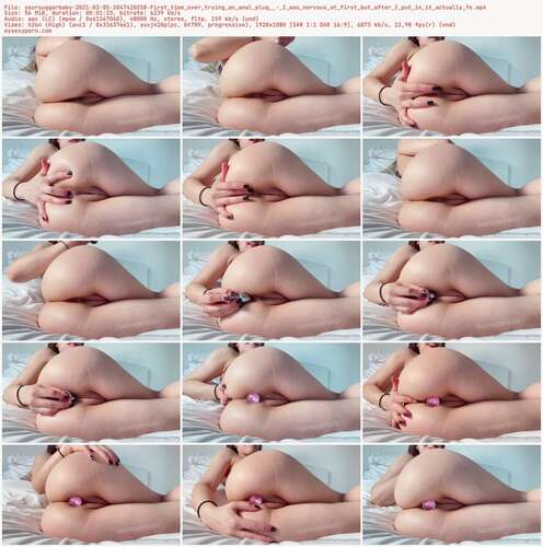 Yoursuggerbaby - 2021 03 05 2047420258 - First Time Ever Trying An Anal Plug - I Was Nervous At First But After I Put In It Actually Fe 1080p - Preview