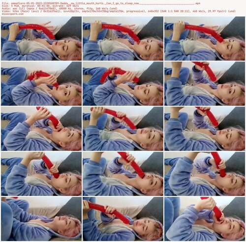 Emmafiore - 05 01 2022 2320500709 - Daddy My Little Mouth Hurts. Can I Go To Sleep Now 352p - Preview