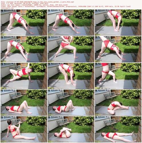 Erynrose - 17 07 2020 505428678 - Yoga In The Very Sunny Garden. I Wore This 1080p - Preview