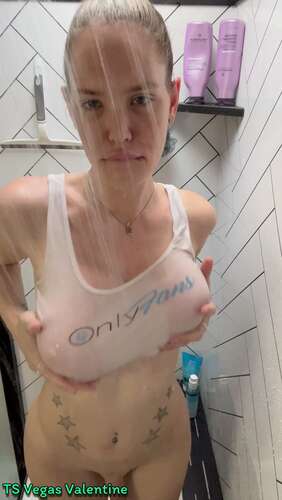 TSVEGASVALENTINE – Wet T Shirt Tease 1920p - Cover