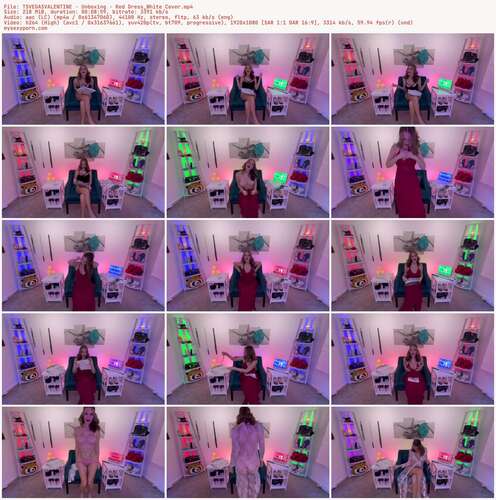 TSVEGASVALENTINE - Unboxing - Red Dress White Cover 1080p - Preview
