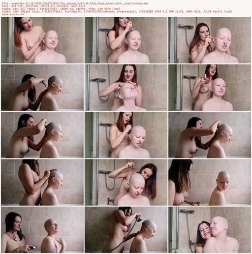 Erynrose - 21 10 2021 2240701843 - The Second Half Of This Head Shave With Scarlotrose 1080p - Preview