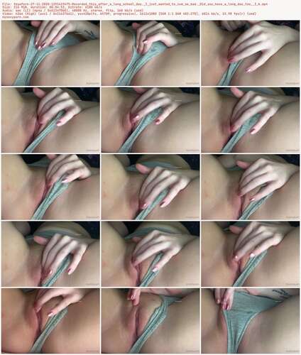 Feyafern - 27 11 2020 1293419475 - Recorded This After A Long School Day. I Just Wanted To Cum So Bad. Did You Have A Long Day Too I K 1080p - Preview