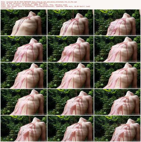 Erynrose - 28 01 2019 20976959 - Sexy Slow Mo Wet And Messy Milkshake Fun In The 720p - Preview
