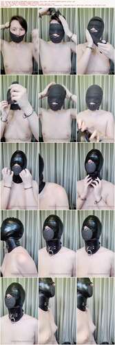 Erynrose - 16 09 2021 2210216886 - Layered Vetwrap Latex Hood And Stiff Leather Posture Collar. 1920p - Preview