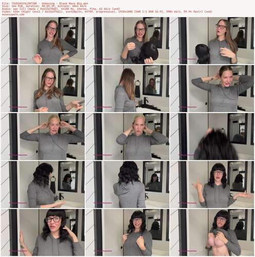 TSVEGASVALENTINE - Unboxing - Black Wavy Wig 1080p - Preview