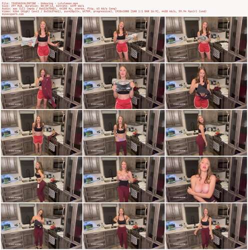 TSVEGASVALENTINE - Unboxing - Lululemon 1080p - Preview