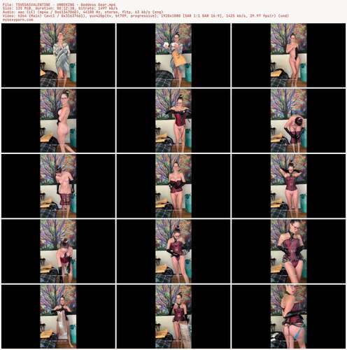 TSVEGASVALENTINE - UNBOXING - Goddess Gear 1080p - Preview