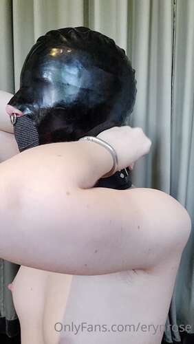 Erynrose – 16 09 2021 2210216886 – Layered Vetwrap Latex Hood And Stiff Leather Posture Collar. 1920p - Cover