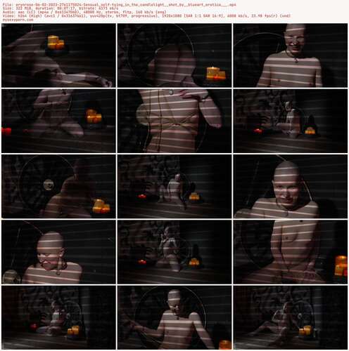 Erynrose - 06 02 2023 2761175024 - Sensual Self Tying In The Candlelight Shot By Blueart Erotica 1080p - Preview