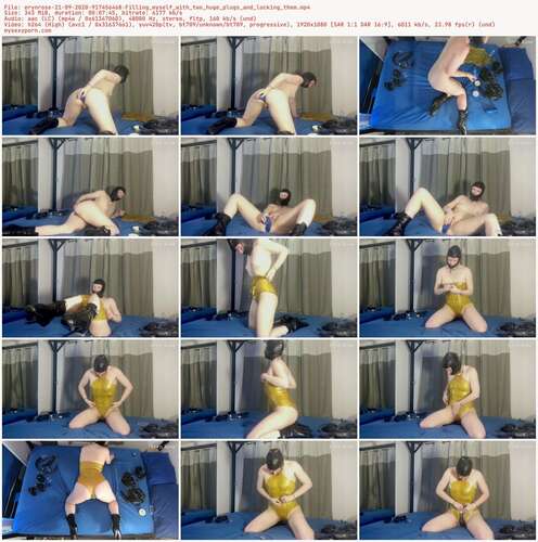 Erynrose - 21 09 2020 917456468 - Filling Myself With Two Huge Plugs And Locking Them 1080p - Preview