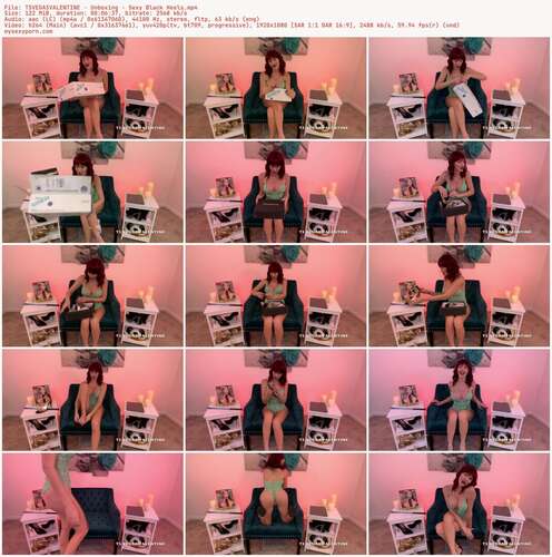 TSVEGASVALENTINE - Unboxing - Sexy Black Heels 1080p - Preview