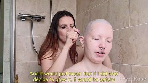 Erynrose – 13 01 2023 2733589677 – Full Film – This Lovely Chatty Headshave With Scarlotrose 1080p - Cover