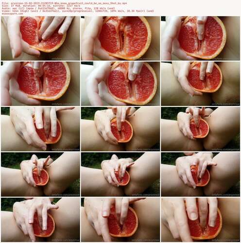 Erynrose - 15 02 2019 21285719 - Who Knew Grapefruit Could Be So Sexy Shot By 720p - Preview