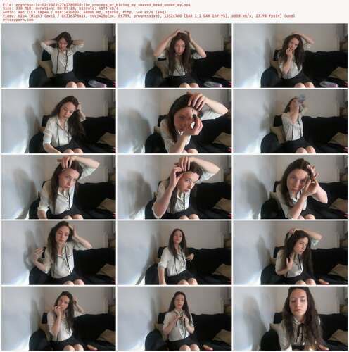 Erynrose - 14 02 2023 2767380910 - The Process Of Hiding My Shaved Head Under My 760p - Preview