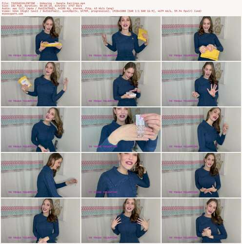 TSVEGASVALENTINE - Unboxing - Dangle Earrings 1080p - Preview