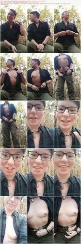 Erynrose - 10 11 2020 1183463304 - Showing Off My Chastity Belt Again In The Woods 1920p - Preview
