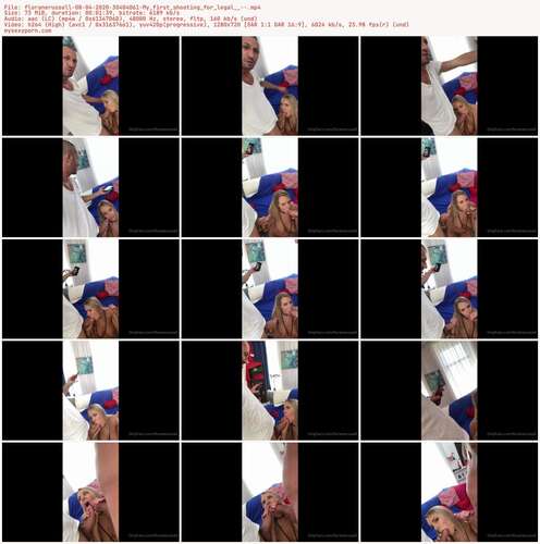 Floranerussell - 08 04 2020 30404061 - My First Shooting For Legal 720p - Preview