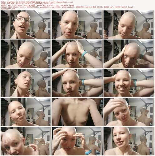 Erynrose - 13 01 2020 123687820 - Oiling Up My Freshly Shaved Head 720p - Preview