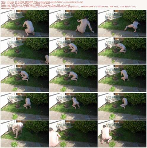 Erynrose - 19 06 2020 389032879 - This Week S Naked Manual Labour Is Me Weeding The 760p - Preview