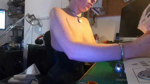 Erynrose – 10 07 2020 488441343 – Dutifully Working Away Sewing Face Masks While Plugged And 760p - Cover