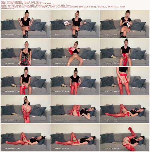 TSVEGASVALENTINE - Show N Tell #13 1080p - Preview