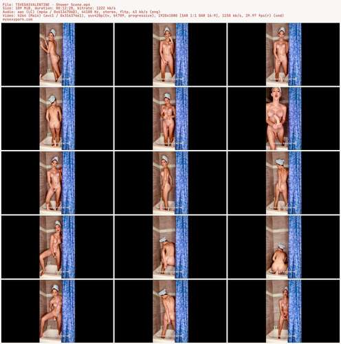 TSVEGASVALENTINE - Shower Scene 1080p - Preview