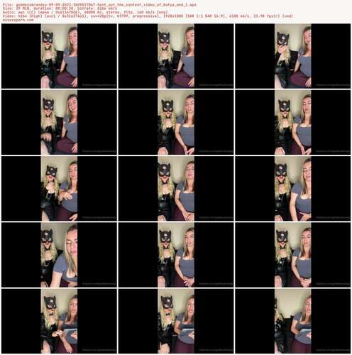 Goddessbrandyy - 09 09 2023 3009017067 - Sent Out The Contest Video Of Katya And I 1080p - Preview