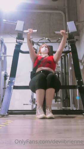 Devilbrienne – 10 08 2021 2189176639 – Exercising And Building Strength In The Gym 1920p - Cover