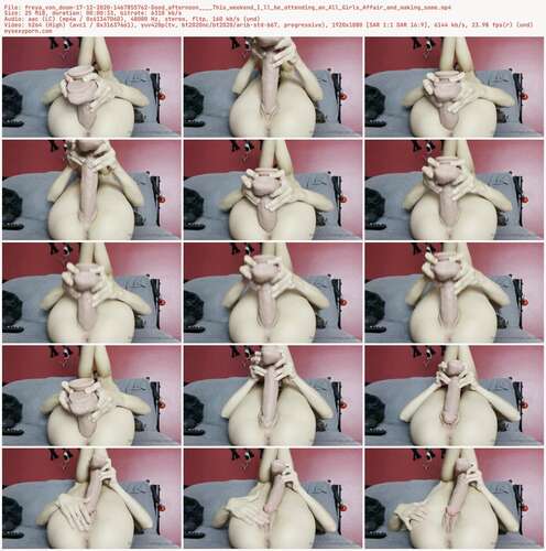 Freya Von Doom - 17 12 2020 1467855762 - Good Afternoon This Weekend I Ll Be Attending An All Girls Affair And Making Some 1080p - Preview