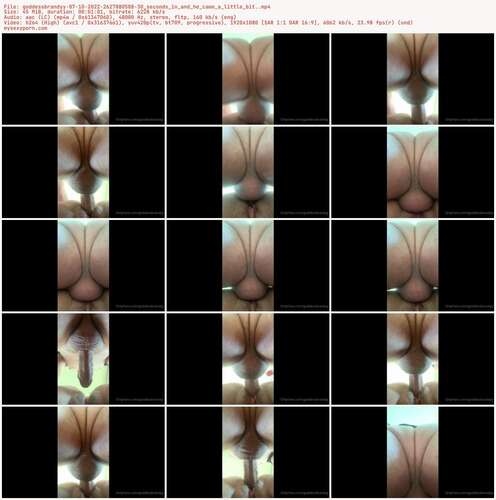 Goddessbrandyy - 07 10 2022 2627880588 30 Seconds In And He Came A Little Bit. 1080p - Preview