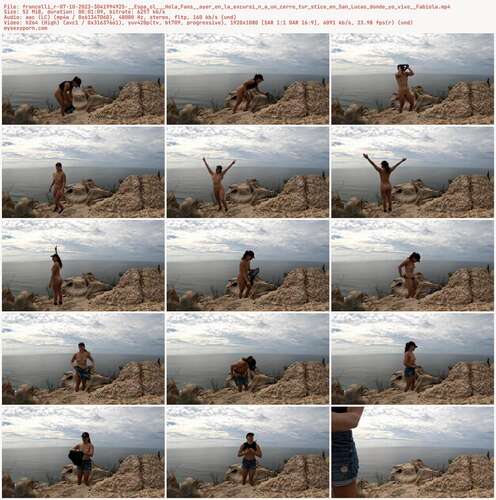 Francelli R - 07 10 2023 3041994925 - Espa Ol Hola Fans Ayer En La Excursi N A Un Cerro Tur Stico En San Lucas Donde Yo Vivo Fabiola 1080p - Preview