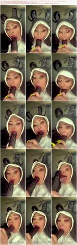 Goddess Siham - 02 04 2021 2072067020 - Sneak Peek At My New Demon Horns I Love The Way That Black Dick Looks In My Throat Mad Me 1232p - Preview