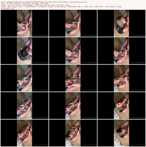 Goddessbrandyy - 22 10 2022 2649726149 - Sent Out This Full Video Today Teasing Him And 1080p - Preview