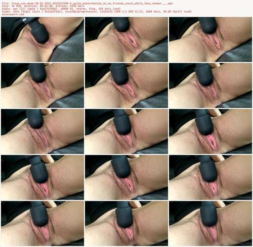 Freya Von Doom - 28 01 2021 2019213990 - A Quick Masturbation On My Friends Couch While They Shower 672p - Preview