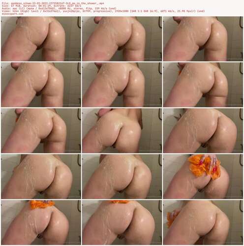 Goddess Siham - 23 02 2022 2373582167 - Slo Mo In The Shower 1080p - Preview