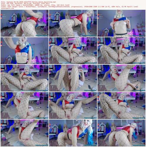 Hayleex - 06 06 2020 45247773 - Harley Quinn Squirting 1080p - Preview