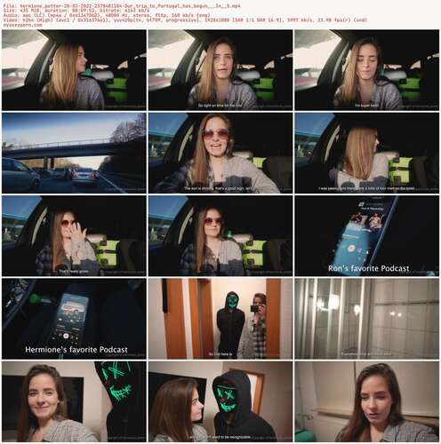 Hermione Potter - 28 02 2022 2378481104 - Our Trip To Portugal Has Begun In 5 1080p - Preview
