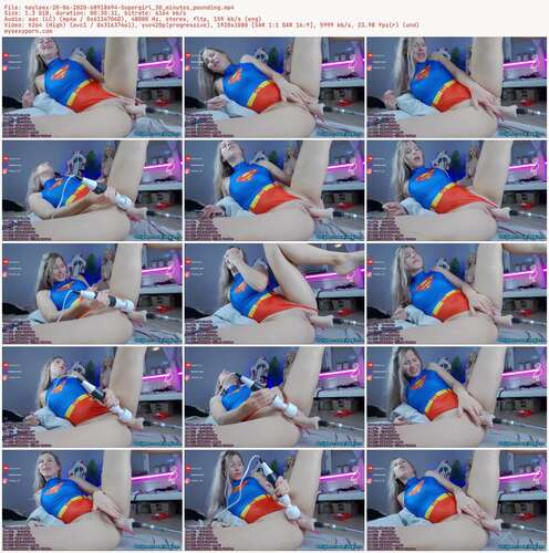 Hayleex - 20 06 2020 68918694 - Supergirl 30 Minutes Pounding 1080p - Preview
