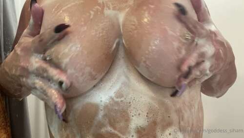 Goddess Siham – 28 04 2021 2095579457 – Some Titty Play In The Shower. Second One Is In Slow Mo 1080p - Cover