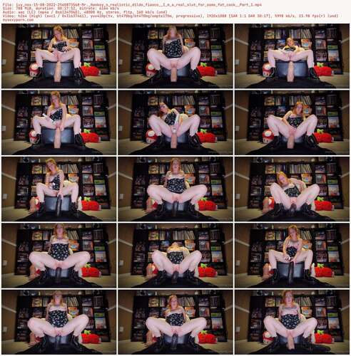 Ivy Nox - 15 08 2022 2560873568 - Mr. Hankey S Realistic Dildo Fiasco I M A Real Slut For Some Fat Cock Part 1 1088p - Preview