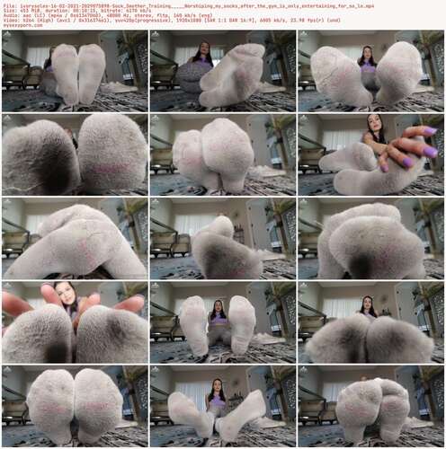 Ivorysoles - 16 02 2021 2029075898 - Sock Smother Training Worshiping My Socks After The Gym Is Only Entertaining For So Lo 1080p - Preview