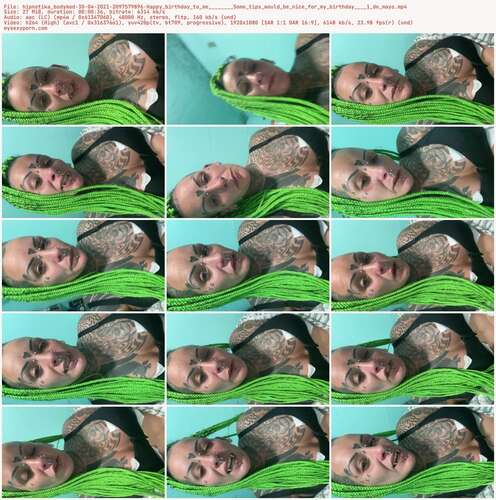 Hipnotika Bodymod - 30 04 2021 2097579896 - Happy Birthday To Me Some Tips Would Be Nice For My Birthday 1 De Mayo 1080p - Preview