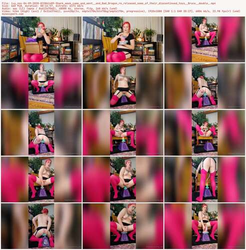 Ivy Nox - 04 09 2020 833861489 - Shark Week Came And Went And Bad Dragon Re Released Some Of Their Discontinued Toys Bruce Double 1088p - Preview