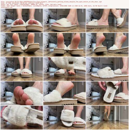 Ivorysoles - 18 12 2021 2295295618 - Flip Flop Slippers. Definitely Getting Stinky Despite The Open Nature Of The Shoe. 1080p - Preview