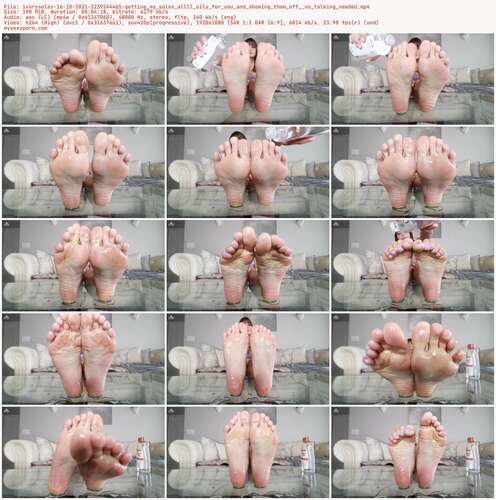 Ivorysoles - 16 10 2021 2239244465 - Getting My Soles Allll Oily For You And Showing Them Off No Talking Needed 1080p - Preview