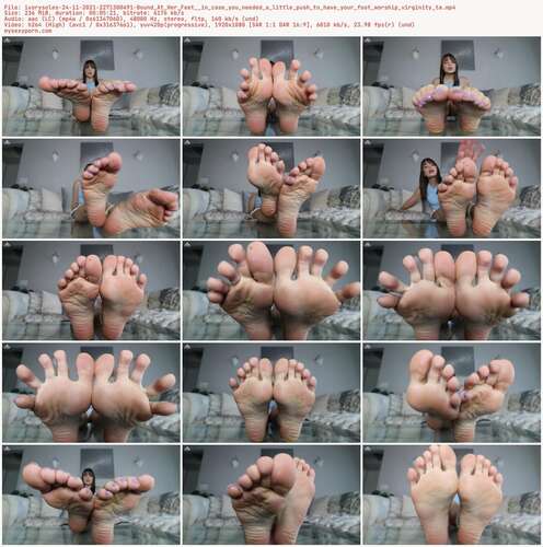 Ivorysoles - 24 11 2021 2271300491 - Bound At Her Feet In Case You Needed A Little Push To Have Your Foot Worship Virginity Ta 1080p - Preview